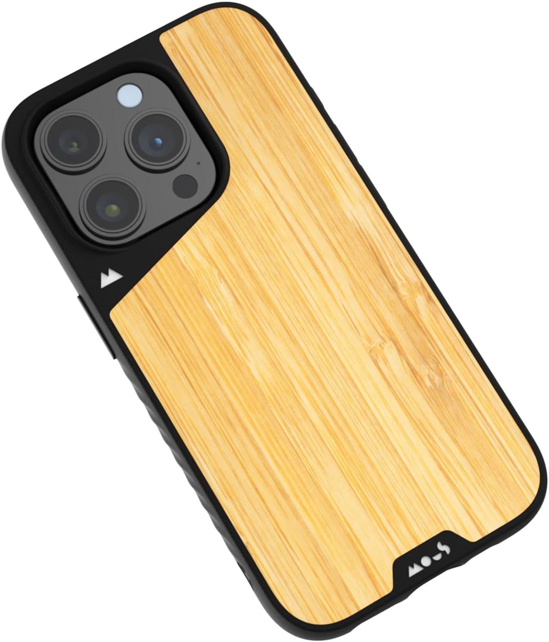 Чохол Mous Limitless 5.0 Bamboo MagSafe Compatible для iPhone 15 Pro Max