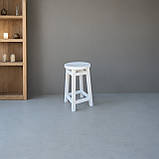 Низький Табурет ПАБ Комфорт з дерева Вільха Для Барної стійки, Кав'ярні або на Балкон 58см, фото 3