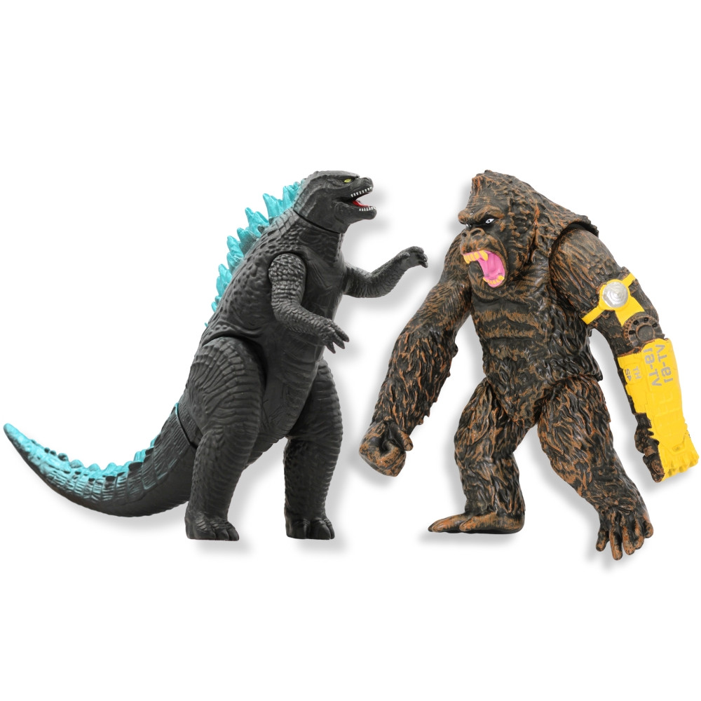 Набір фігурок Годзилл проти Кінг Конга з механічною рукою, 17см - Godzilla vs King Kong, фото 1