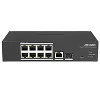 Комутатор 8 портів керований Hikvision DS-3T1310P-SI/HS PoE