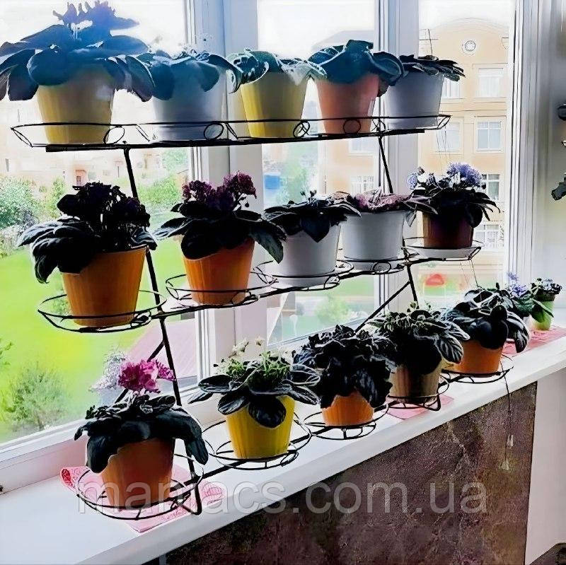 Фіалка-6, підставка для квітів на 15 чаш