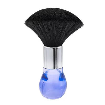 Щітка для змітання волосся Hots Professional Blue, кругла з ніжним ворсом (HP90006-Blue)