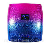 Яскравий набір 2в1 на акумуляторі з лампою S10х Chrom та фрезером SG-702 Chrom для манікюру та педикюру RD-20, фото 4