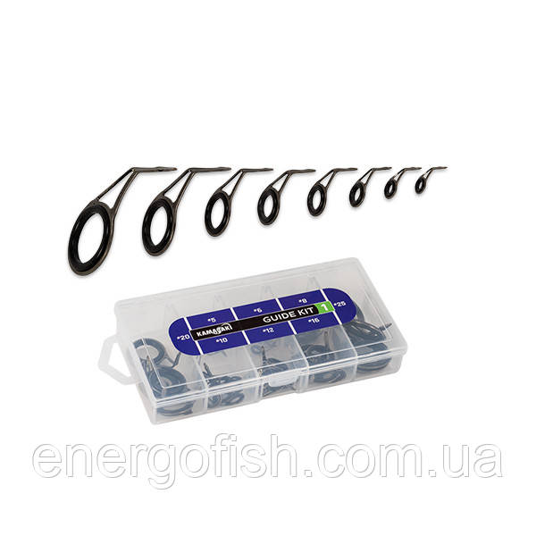 Набір кілець KAMASAKI 1 ніжка (55шт.) OSEG 5-25 мм, фото 1