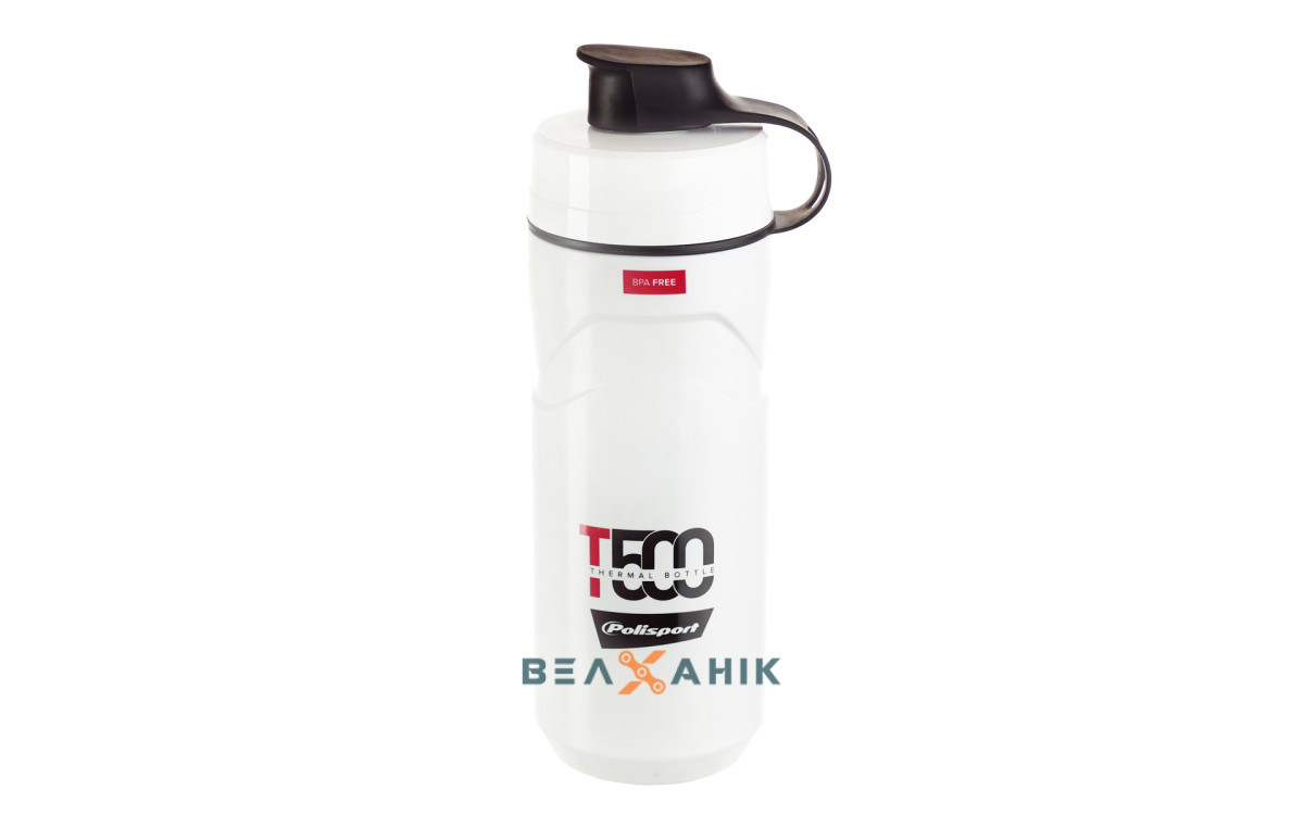 Фляга термо Polisport T500 500 мл/650 мл біло-червона