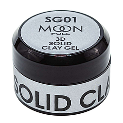Гель - пластилін для дизайну нігтів Moon Full 3d Solid Glay Gel SC01, 5 мл