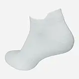 Набір чоловічих шкарпеток бавовняних коротких Лео Snickers 40-45 10 пар Білий, фото 2