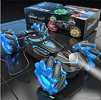 Дитяча акумуляторна машинка-перевертень на пульті, машина, що світиться, подарунок для дитини ТОП