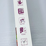 Великий настінний годинник 3D на батарейках Diy Clock Електронна наклейка Зроби сам для кухні вітальні Золото, фото 9