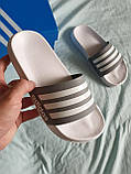 Жіночі шльопанці Adidas Slides White Grey ALL12451, фото 4