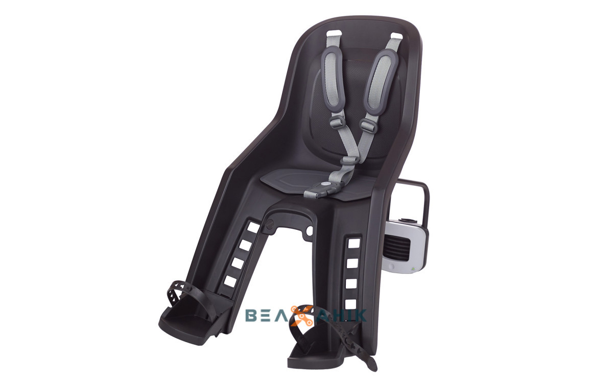 Крісло дитяче переднє POLISPORT Bubbly Mini Plus FF на підсідельну трубу чорне