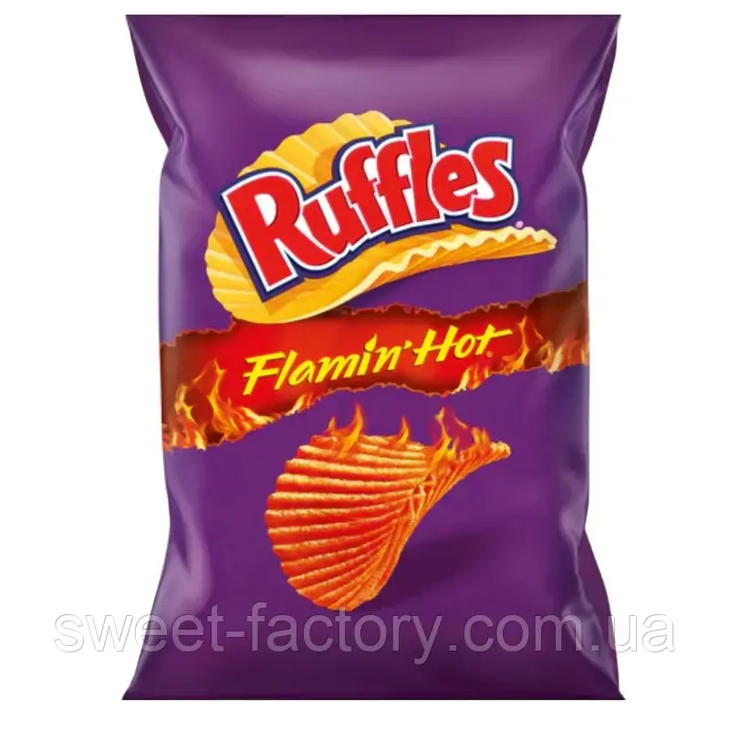 Чіпси Ruffles Flamin Hot  75g, фото 1
