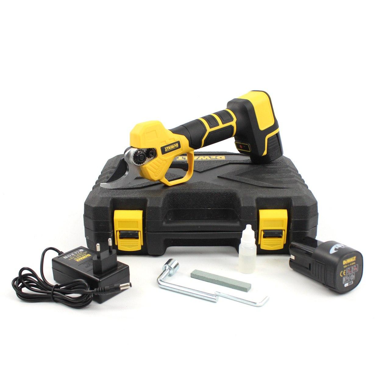 Секатор акумуляторний садовий DeWalt DeWalt DCMP240P1 (18V, 4AH)