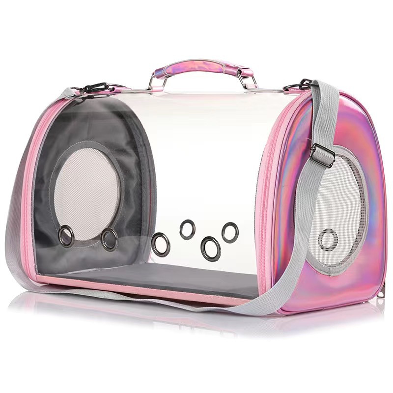 Сумка-переноска для кішок і собак гризунів 33х24х26 CosmoPet CP-26 Pink (S)