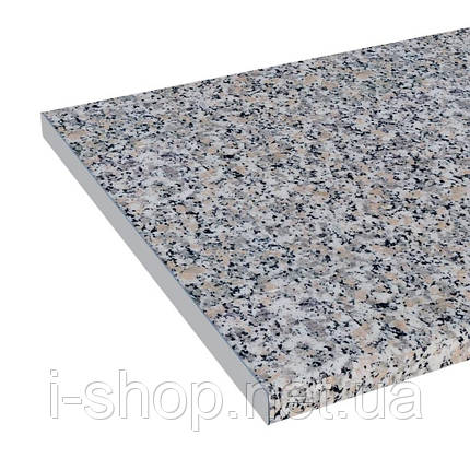 Стільниця Еверест Граніт Темно-сірий U-28 мм 140х60 см (DTM-4090), фото 1