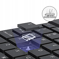 Клавіатура з мишкою bt combo, Бездротова акумуляторна клавіатура з мишкою, фото 5