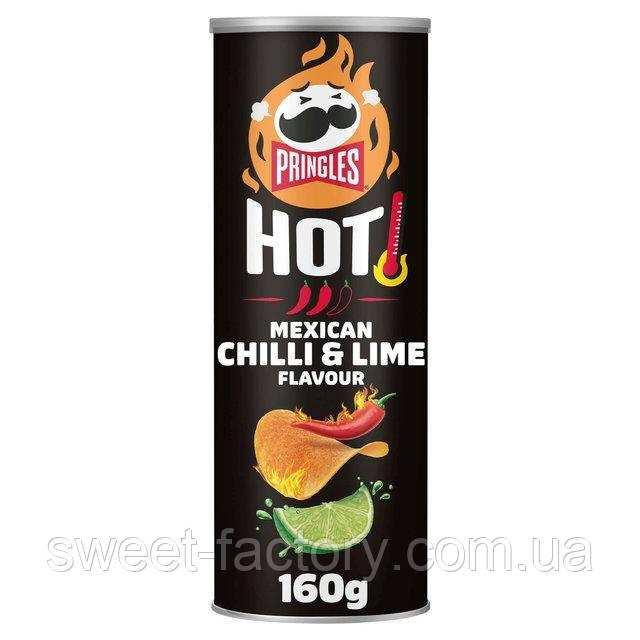 Чіпси Pringles Hot Mexican Chili Lime 160g