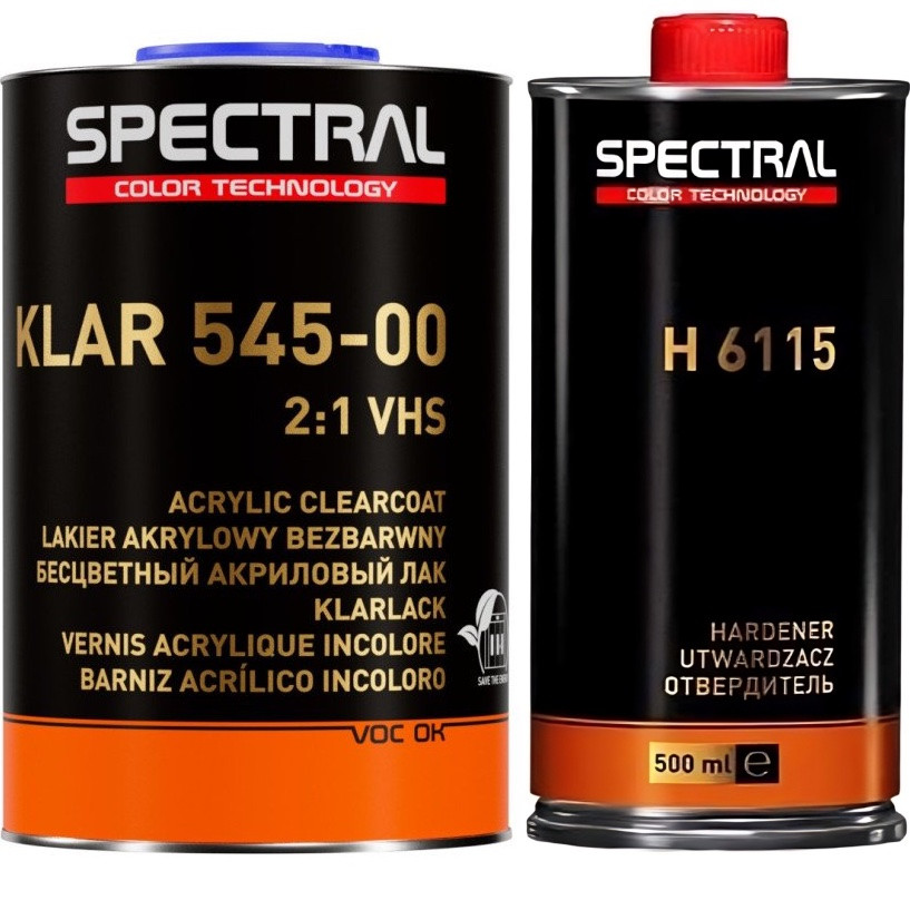 Лак акриловий Spectral Klar 545-00 VHS 2:1, 1 л + 500 мл