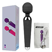 Вібратор мікрофон, масажер для масажу . Вібромасажер для всього тіла та стимулятор для сексу. Чорний