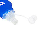 Пляшка складана для води похідна силіконова Lixada 500 мл блакитна, фото 6