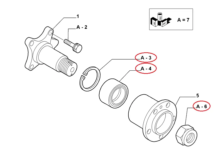 Підшипник задньої маточини колеса на Fiat Ducato 244, Peugeot Boxer, Citroen Jumper (02-06), 1328029080, 37303, NFC Europe, Польща