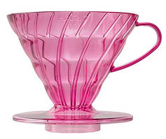 Пуровер Hario V60 02 Punch Pink
