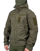 Тактична куртка Soft Shell VIKING OLIVE олива WinTac