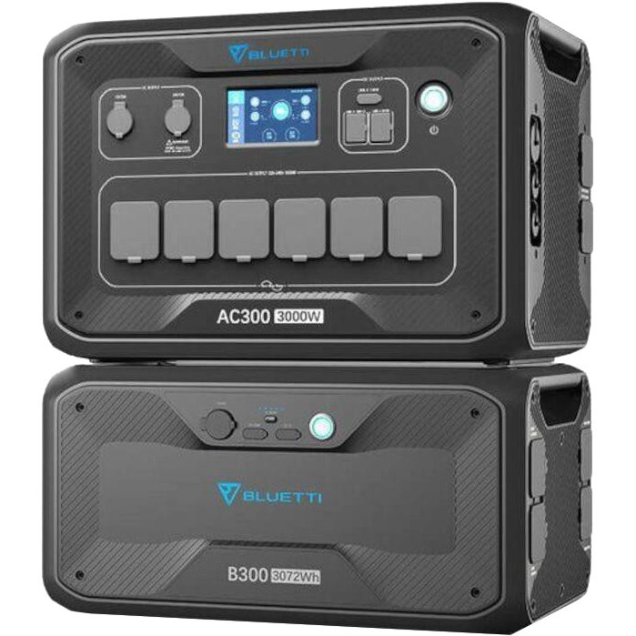 BLUETTI AC300 Портативна зарядна станція + battery module B300 (PB930944)