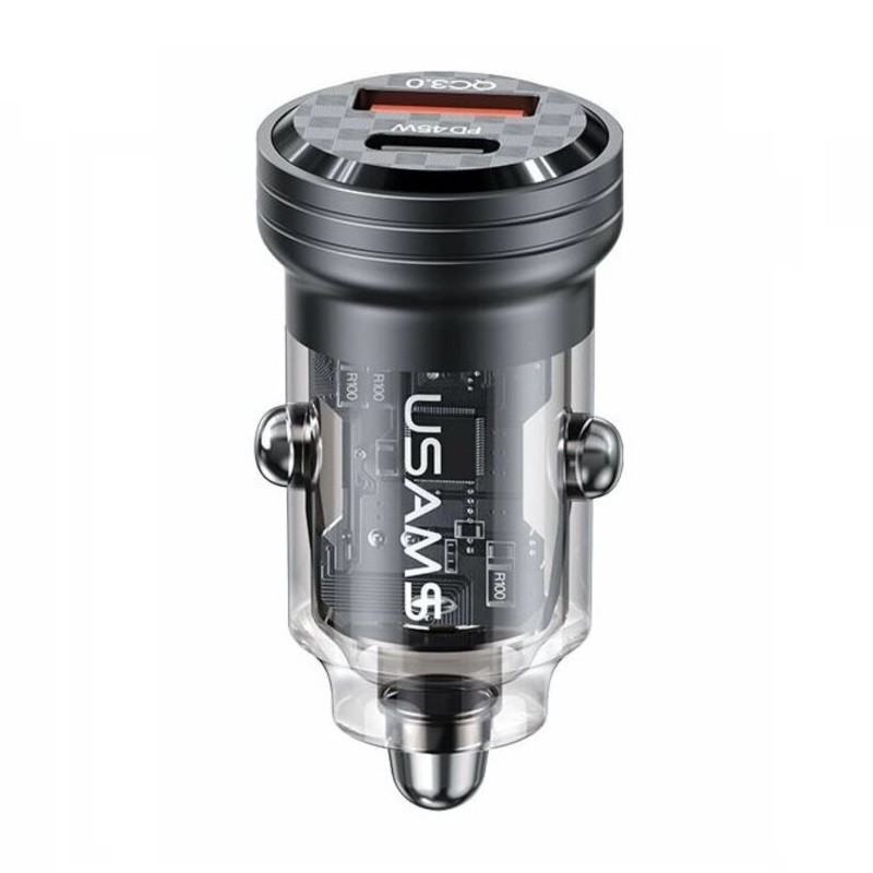 Автомобільна зарядка Usams C35 45W Mini Fast Car Charger (US-CC175)