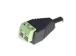 Штекер живлення 5,5/2,5 мм з кремною колодкою