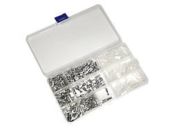 Набір ножових клем тато+мама 2.8, 4.8, 6.3 мм 180 шт