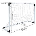Футбольні ворота + м'яч + насос Trizand 23459, фото 8