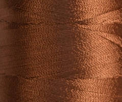 Нитка шовк для машинної вишивки embroidery 120den. №D-333 коричневий 3000 ярд