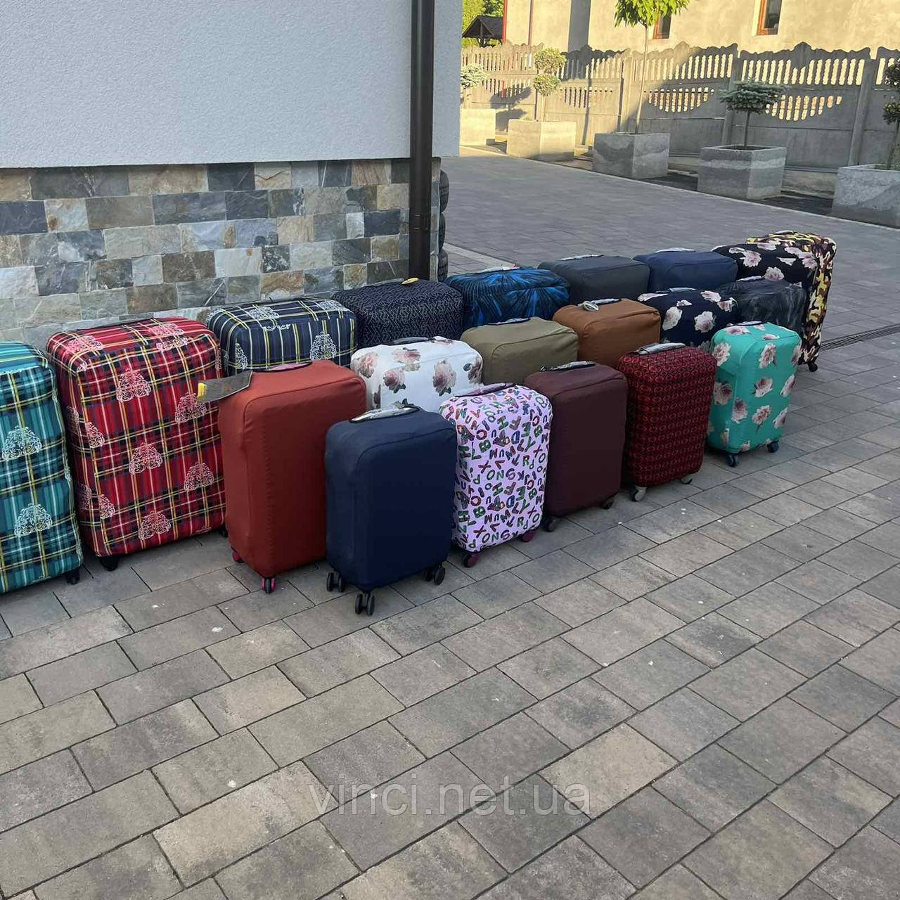 Чохол на валізу ВЕЛИКУ L Чехол на валізу Чохол для чемодана великого 100л Чехлы для чемоданов Чохли на валізи, фото 1