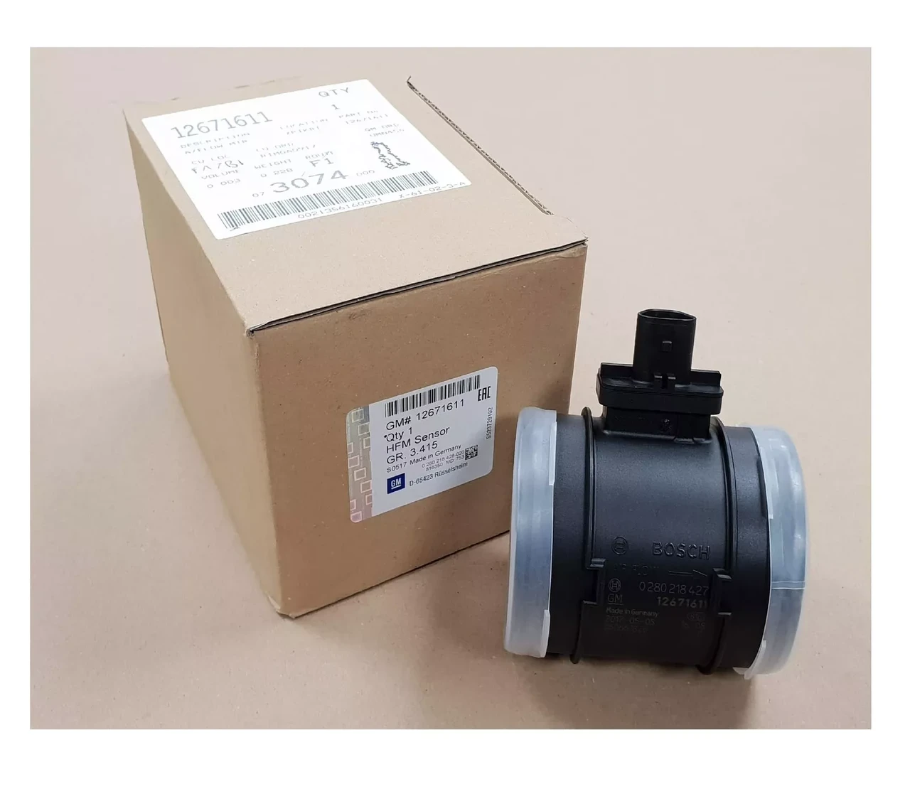 Витрата повітря GM 0281002912 A20DT OPEL Astra-J Insignia Zafira-C & CHEVROLET Cruze