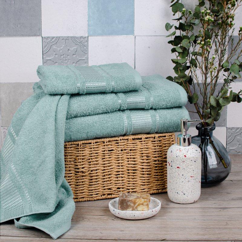 Рушник Aisha Узбекистан 70х140см бірюзовий 3648_royal_birjuzovijj G-Rich, фото 1