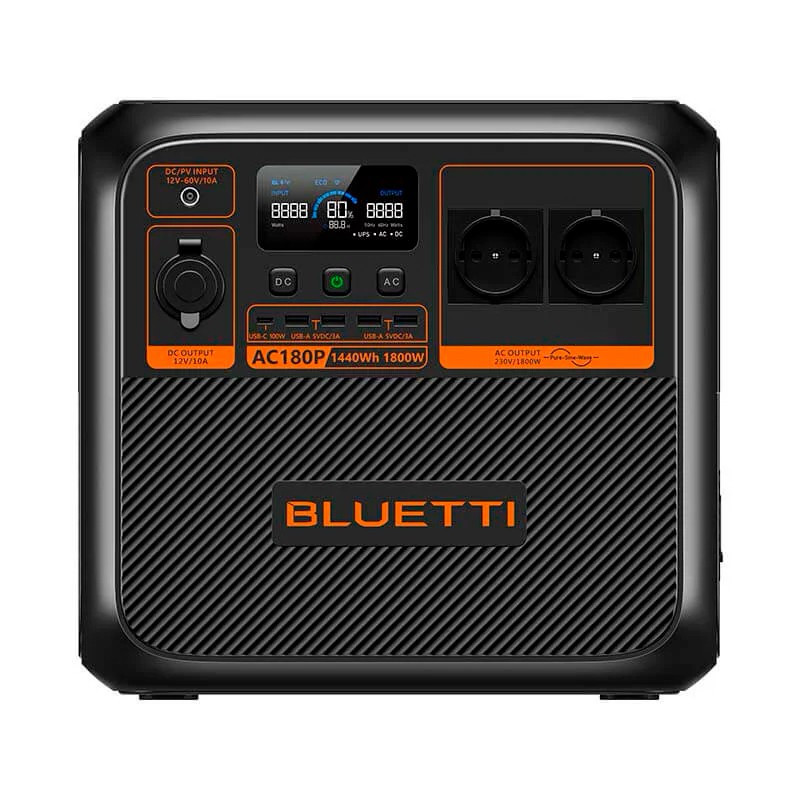 BLUETTI AC180P Портативна зарядна станція 1440 Вт*г