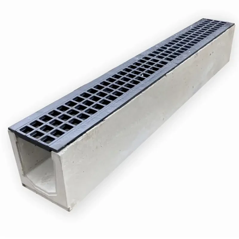 Лоток бетонний ЛВ 10.14.16 з чавунною решіткою, клас С