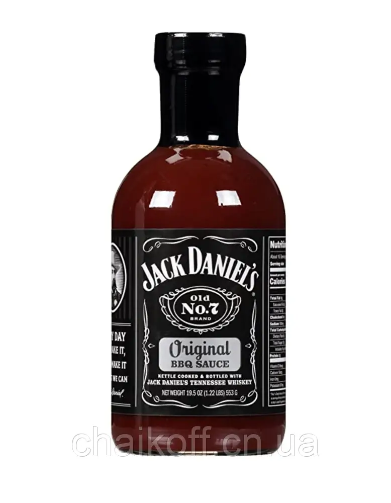 Соус ориджинал Jack Daniel's Smooth Original Barbecue Sauce 553 гр