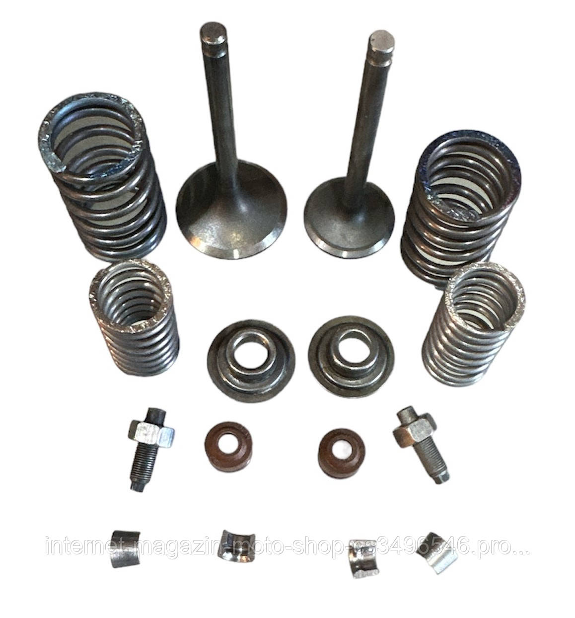 Клапана на китайский скутер GY6-50-80 c пружинами полный комплект (ID ...