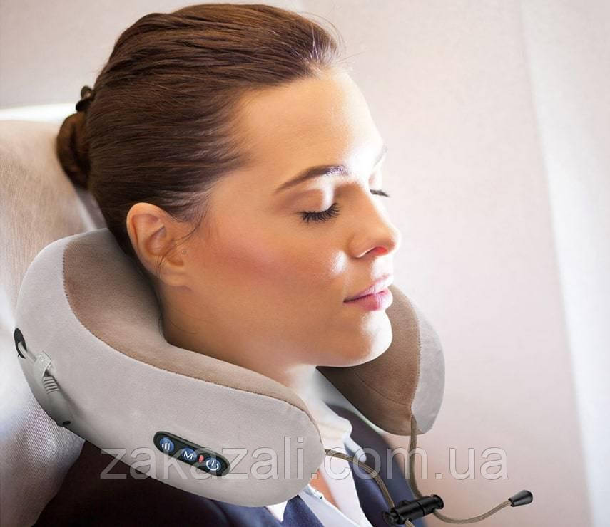 Подушка для шиї, яка має ефект масажу, називається U-shaped massage pillow.