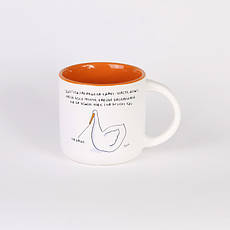 Чашка з Гусем Удачна Orange Гусь Gifty, фото 4