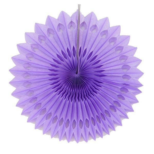 Гірлянда віяло декоративна 20 см бузковий, фото 1