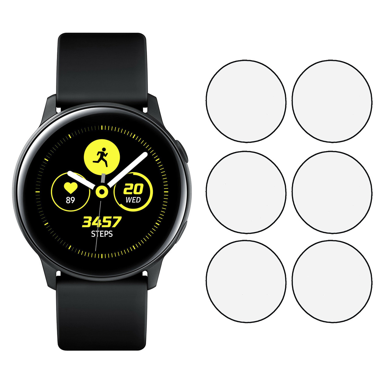 Плівка Mietubl Hydrogel HD для Samsung Galaxy Watch Active (6шт.) Глянцева