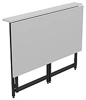 Складаний письмовий стіл для школяра, комп'ютера Fold FL1000 (1000х600х750Н) чорний Білий AMF