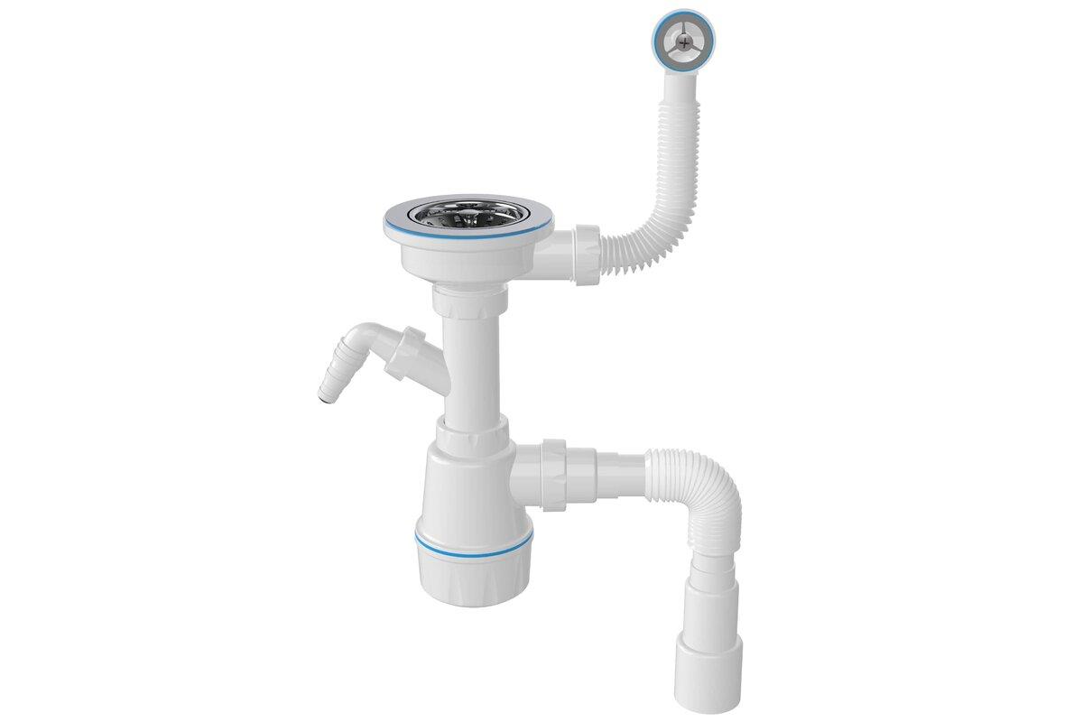 Євросифон одинарний для граніту NOVA 1048, фото 1