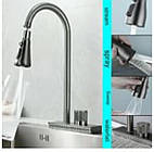 ZS85 комплект змішуачів під мийку водоспад Platinum (gun grey)