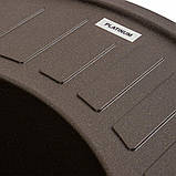 Гранітна мийка для кухні Platinum 6250 SOUL матова Темна скеля, фото 6