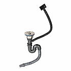 Сифон одинарний Handmade SA005 Platinum  (круглий сифон, стандартний перелив)