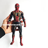 Фігурка Спайдермен Spiderman Людина Павук рухливі частини висота 30 см, фото 4